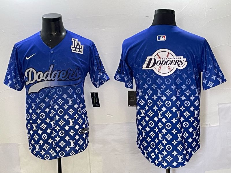 Men Los Angeles Dodgers Blank Blue Nike 2025 MLB jersey 015->los angeles dodgers->MLB Jersey